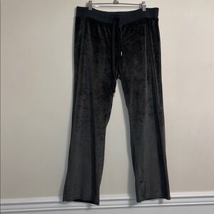 Aerie Grey Velvet Track Pants